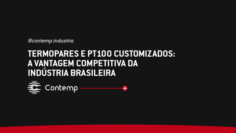 TERMOPARES E PT100 CUSTOMIZADOS - A VANTAGEM COMPETITIVA DA industria brasileira